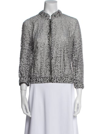 Rebecca Minkoff Lace Pattern Jacket