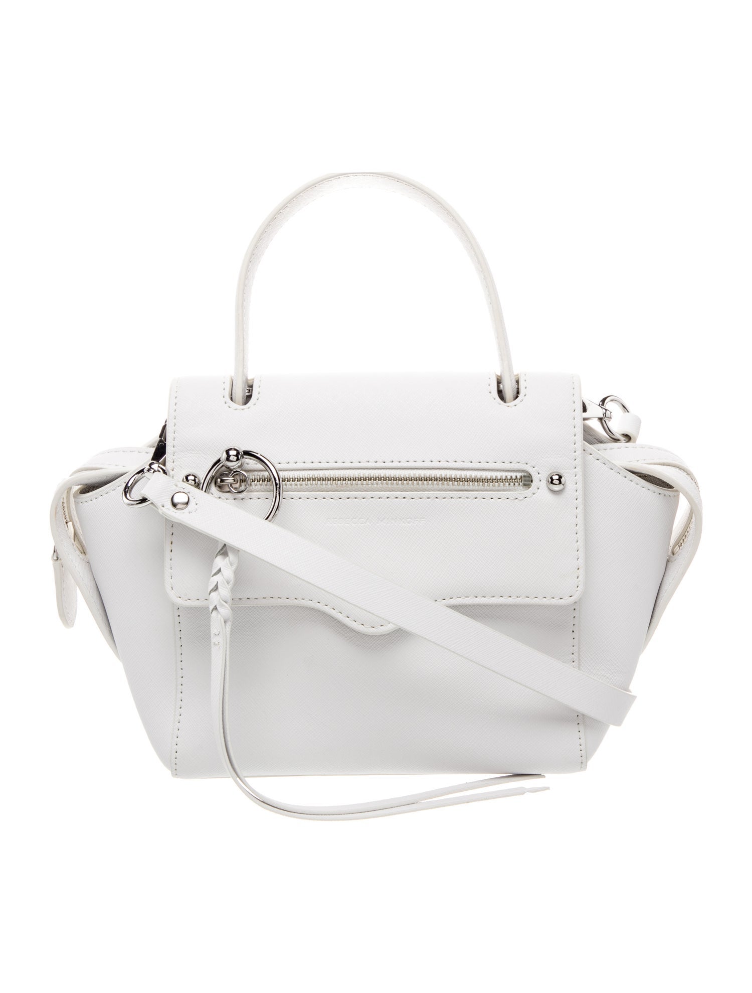 Rebecca Minkoff Saffiano Leather Top Handle Bag