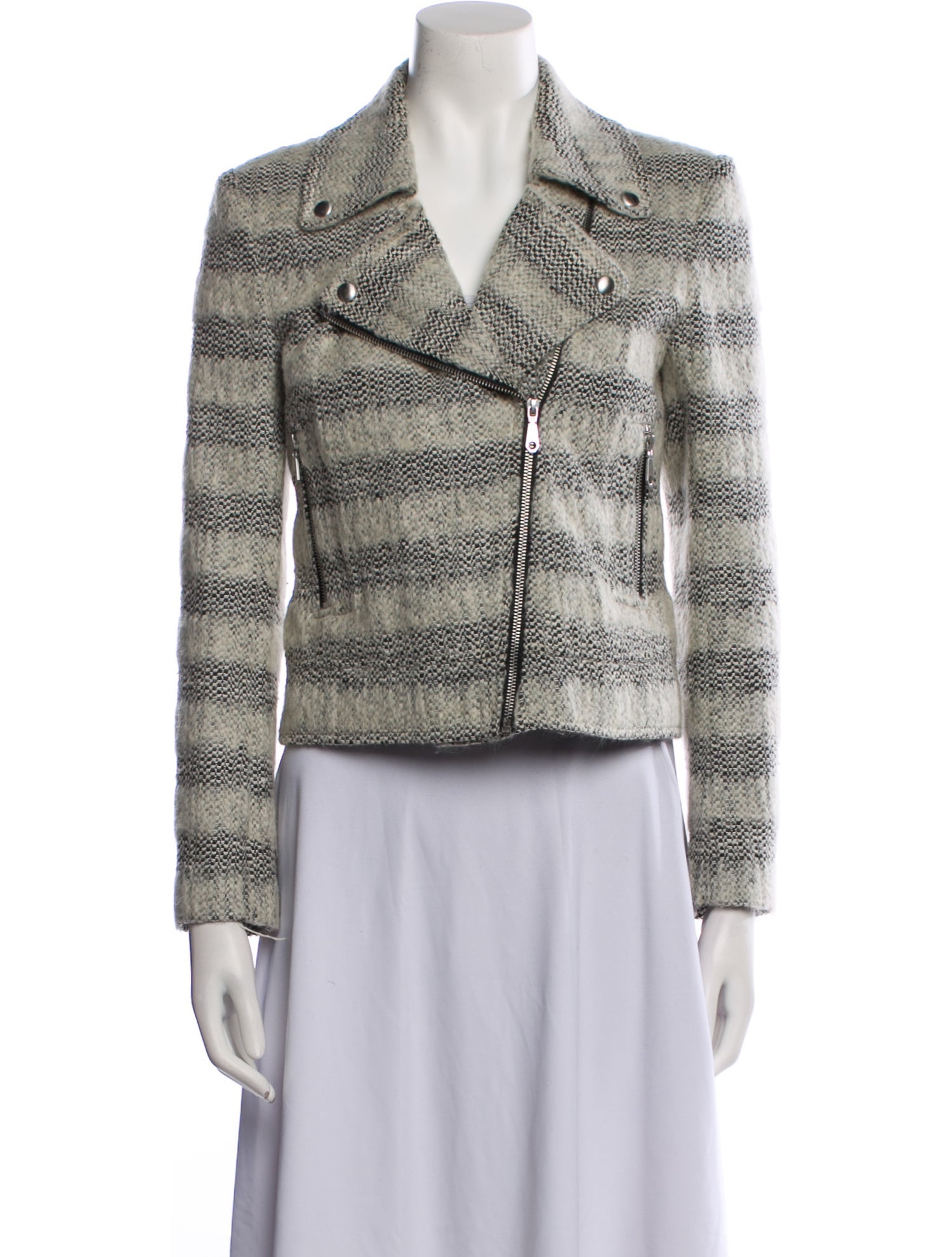 Rebecca Minkoff Tweed Pattern Blazer