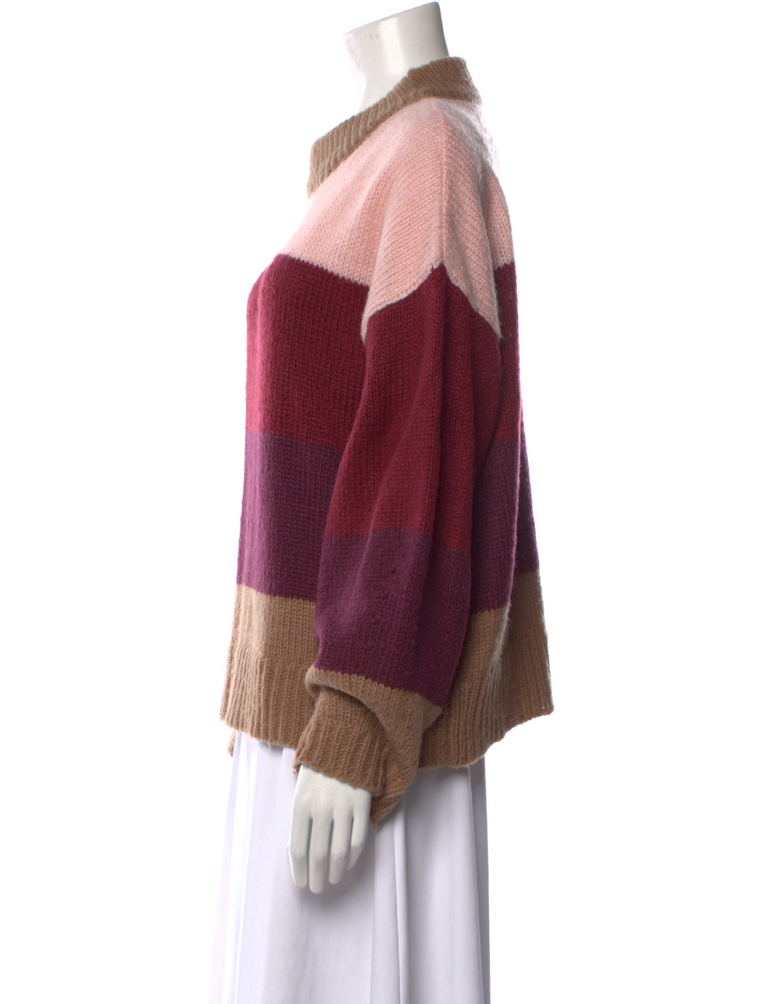 Rebecca Minkoff Striped Crew Neck Sweater