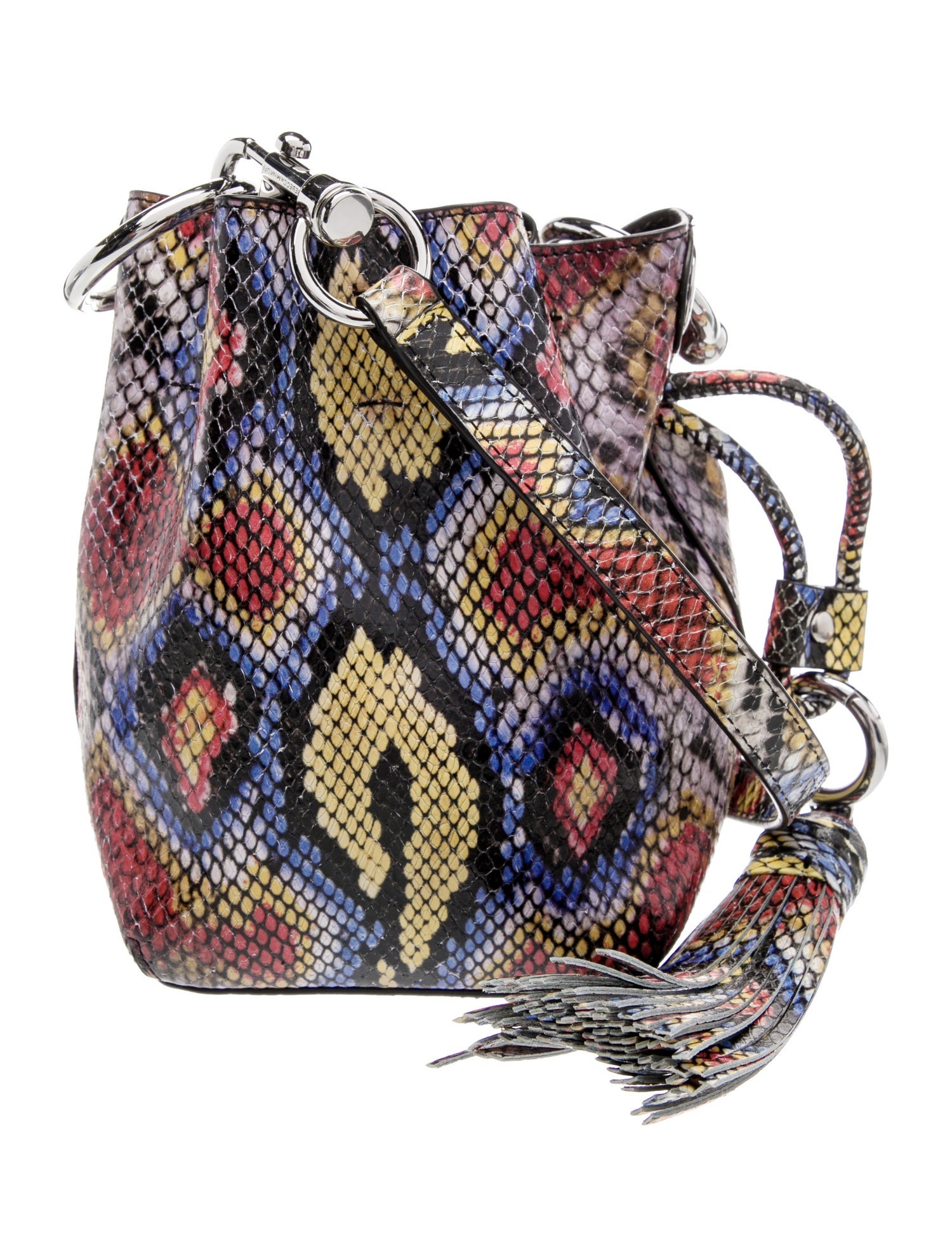 Rebecca Minkoff Embossed Leather Bucket Bag