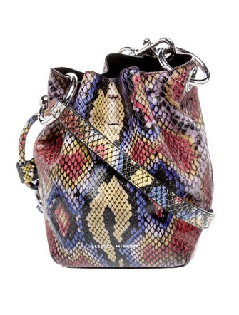 Rebecca Minkoff Embossed Leather Bucket Bag