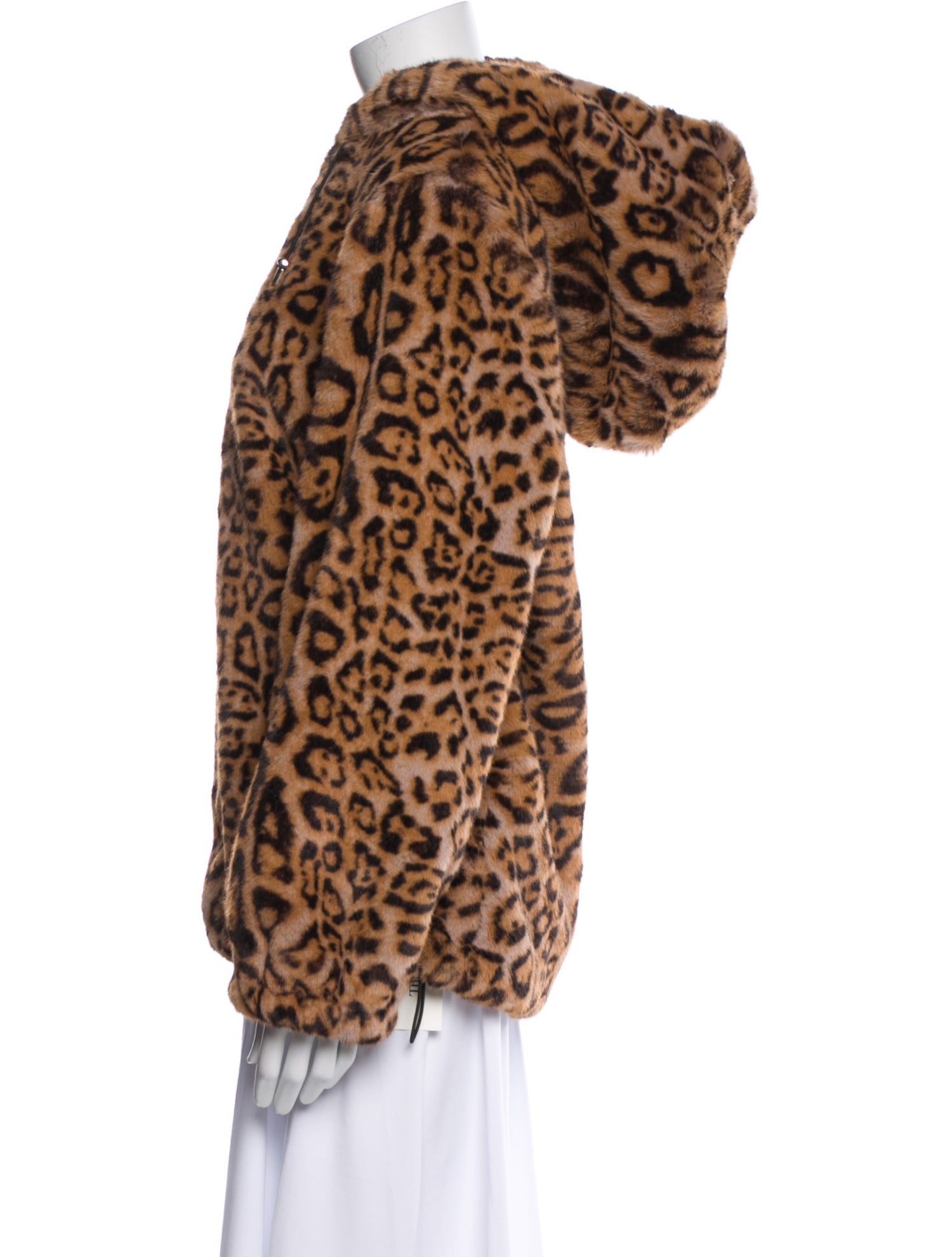 Rebecca Minkoff Animal Print Faux Fur Jacket