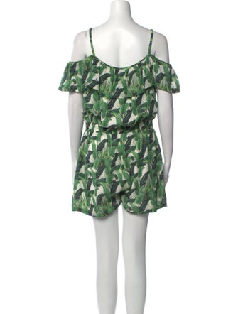 Rebecca Minkoff Silk Printed Romper
