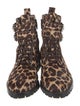 Rebecca Minkoff Ponyhair Animal Print Combat Boots