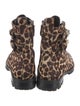 Rebecca Minkoff Ponyhair Animal Print Combat Boots