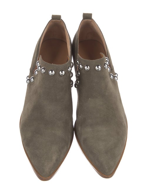 Rebecca Minkoff Suede Studded Accents Boots