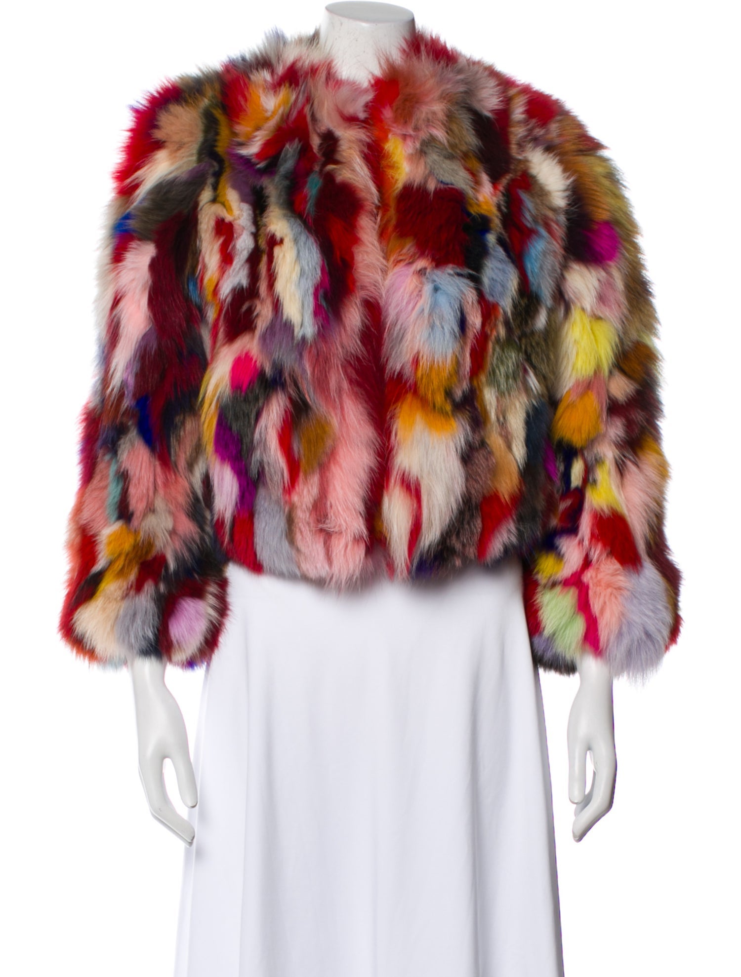 Rebecca Minkoff Fox Printed Fur Jacket w/ Tags