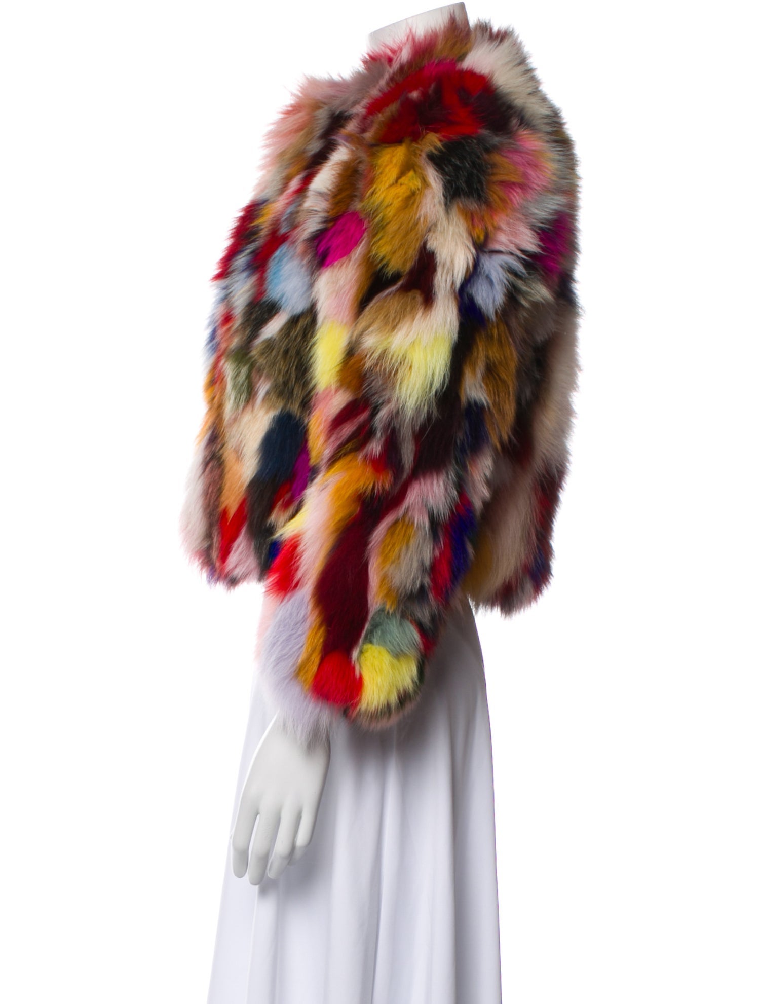 Rebecca Minkoff Fox Printed Fur Jacket w/ Tags