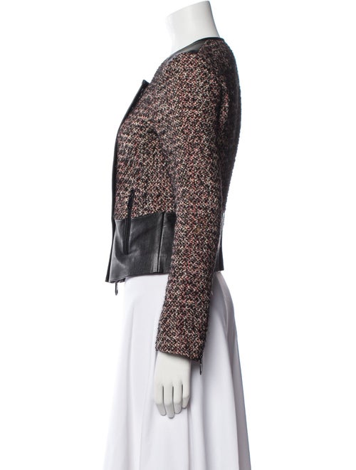Rebecca Minkoff Tweed Tweed Pattern Evening Jacket