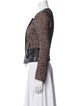 Rebecca Minkoff Tweed Tweed Pattern Evening Jacket
