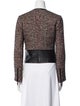 Rebecca Minkoff Tweed Tweed Pattern Evening Jacket