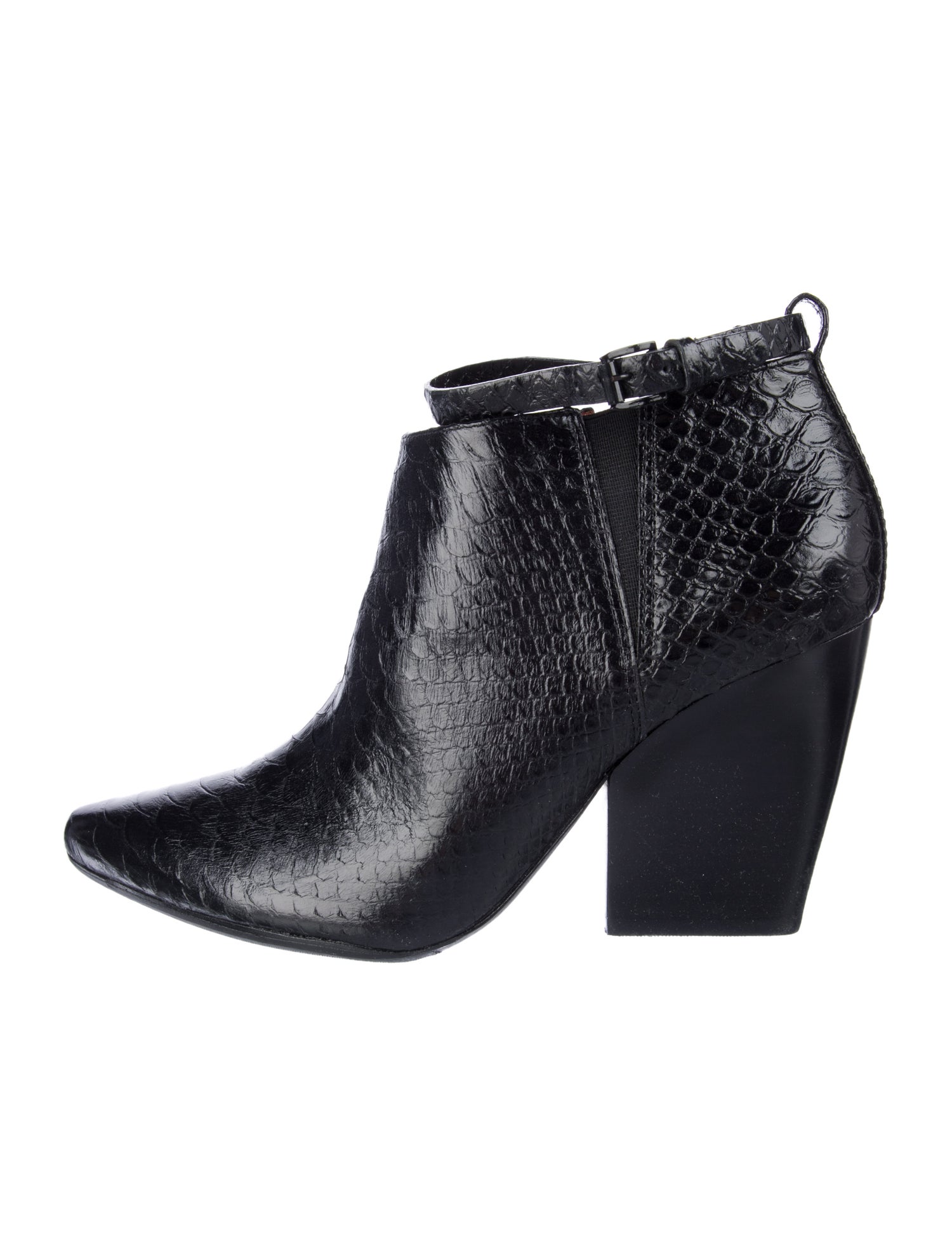 Rebecca Minkoff Embossed Leather Chelsea Boots