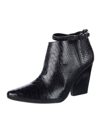 Rebecca Minkoff Embossed Leather Chelsea Boots