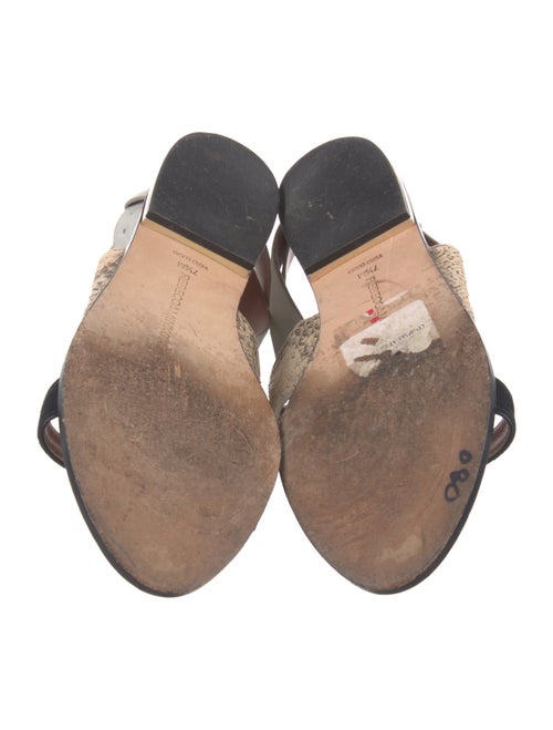 Rebecca Minkoff Suede Animal Print Slingback Sandals