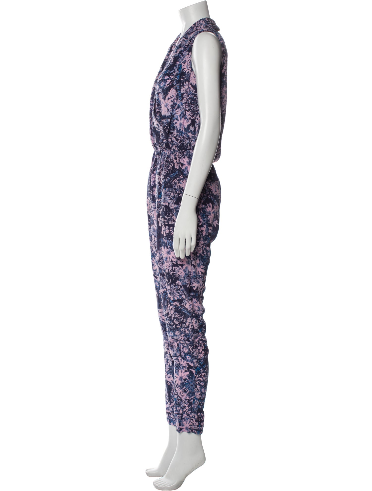 Rebecca Minkoff Silk Printed Jumpsuit