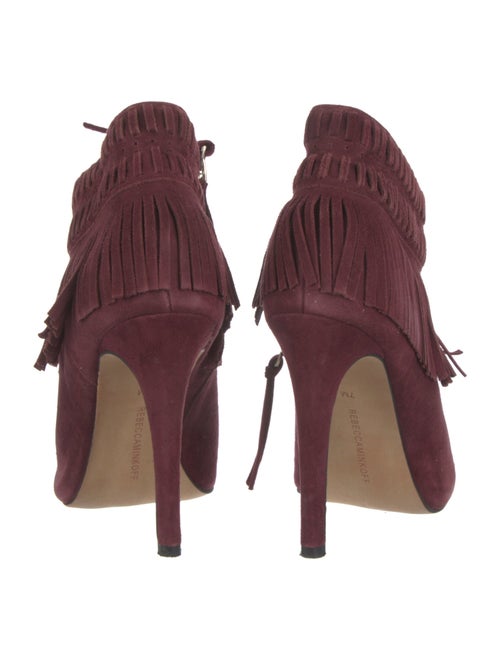 Rebecca Minkoff Suede Fringe Trim Accent Boots