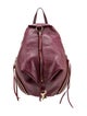 Rebecca Minkoff Leather Burgundy Leather Mini Backpack