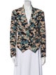 Rebecca Minkoff Silk Printed Blazer