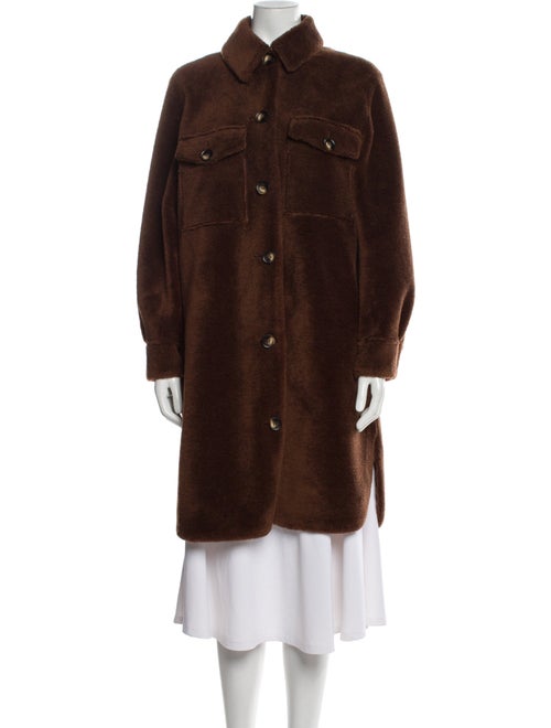 Rebecca Minkoff Wool Faux Fur Coat