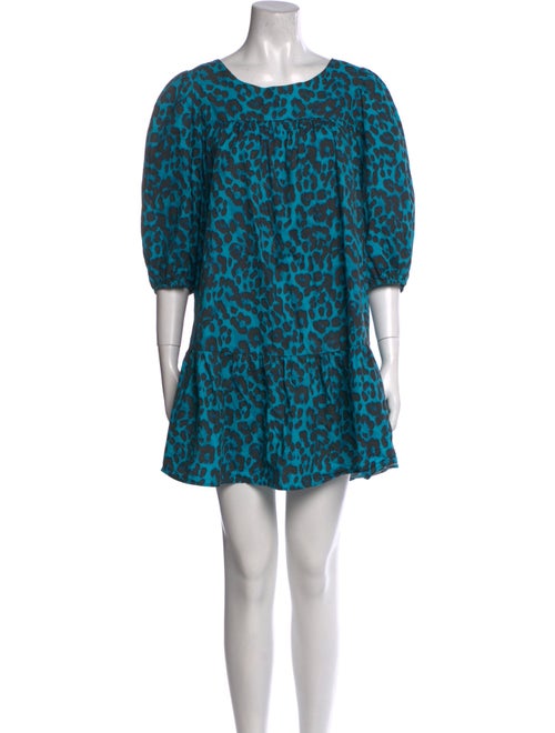 Rebecca Minkoff Animal Print Mini Dress