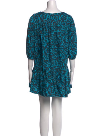 Rebecca Minkoff Animal Print Mini Dress