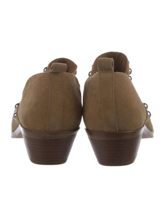 Rebecca Minkoff Suede Studded Accents Boots