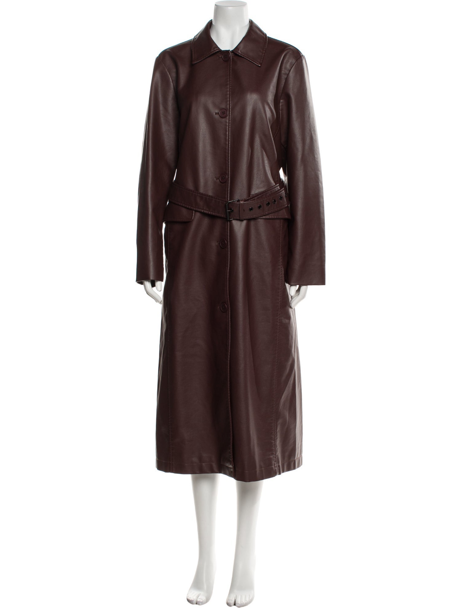 Rebecca Minkoff Faux Leather Trench Coat w/ Tags