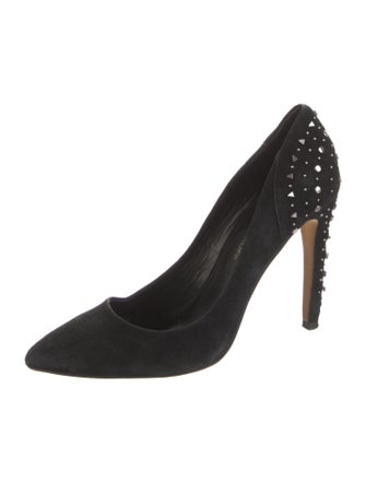 Rebecca Minkoff Suede Studded Accents Pumps