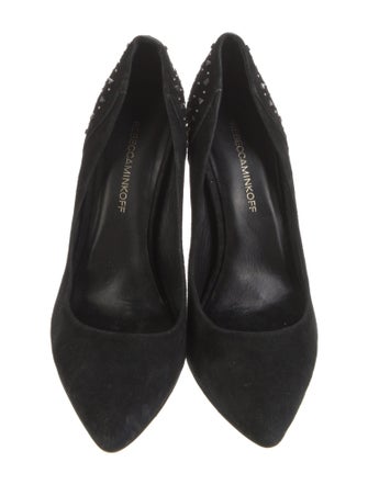 Rebecca Minkoff Suede Studded Accents Pumps