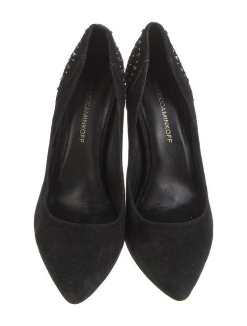 Rebecca Minkoff Suede Studded Accents Pumps