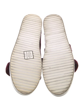 Rebecca Minkoff Velvet Bow Accents Sneakers