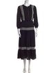 Rebecca Minkoff Crew Neck Long Dress