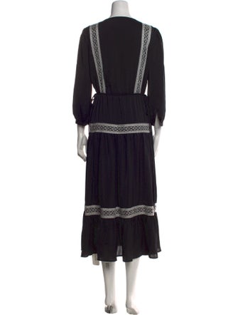 Rebecca Minkoff Crew Neck Long Dress