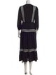 Rebecca Minkoff Crew Neck Long Dress