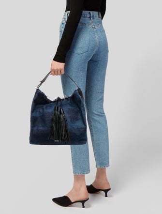 Rebecca Minkoff Denim Top Handle Bag