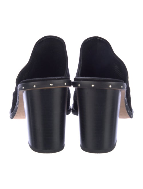 Rebecca Minkoff Suede Studded Accents Mules