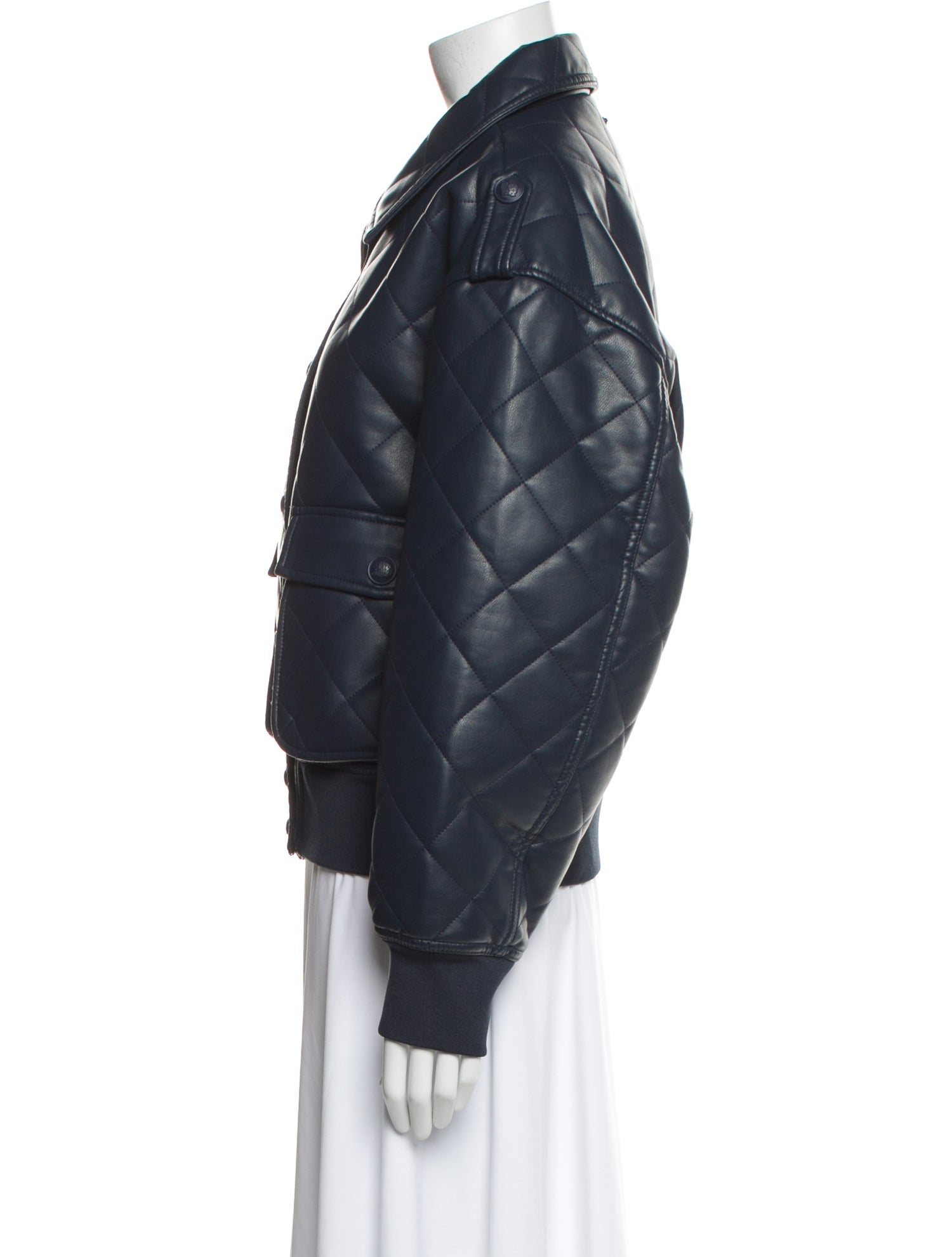Rebecca Minkoff Faux Leather Bomber Jacket w/ Tags