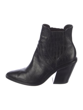 Rebecca Minkoff Crocodile Chelsea Boots