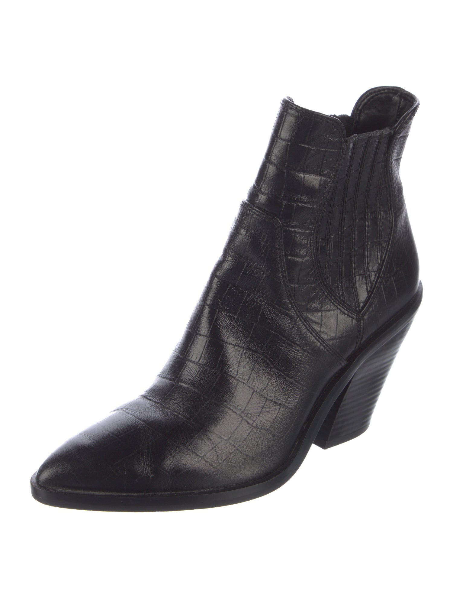 Rebecca Minkoff Crocodile Chelsea Boots