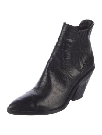 Rebecca Minkoff Crocodile Chelsea Boots