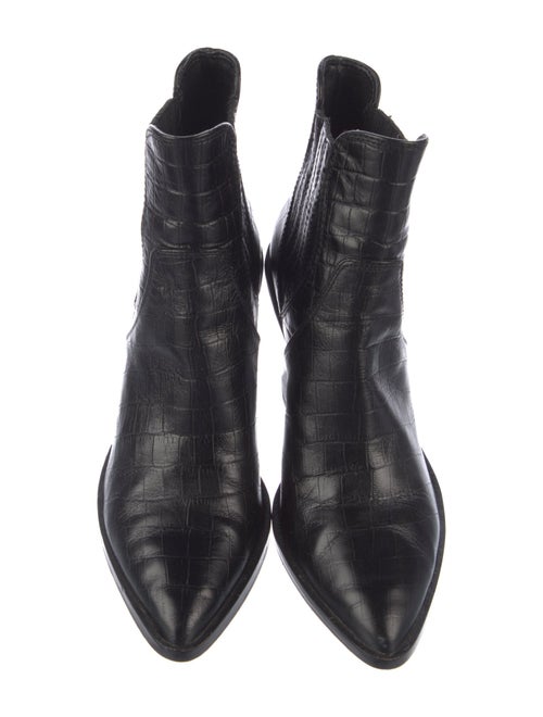 Rebecca Minkoff Crocodile Chelsea Boots