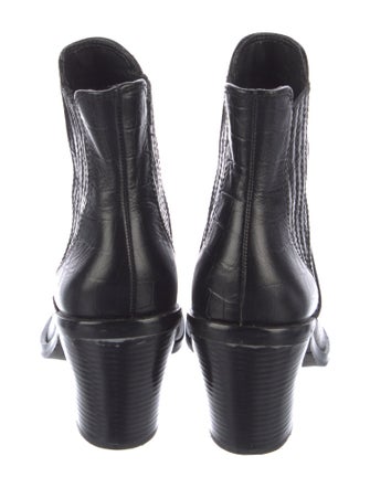 Rebecca Minkoff Crocodile Chelsea Boots