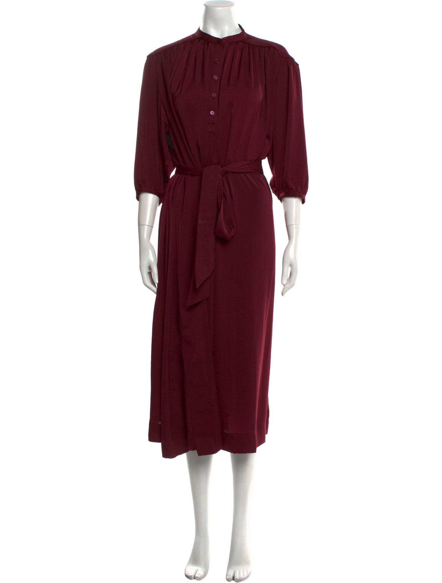 Rebecca Minkoff Mock Neck Midi Length Dress