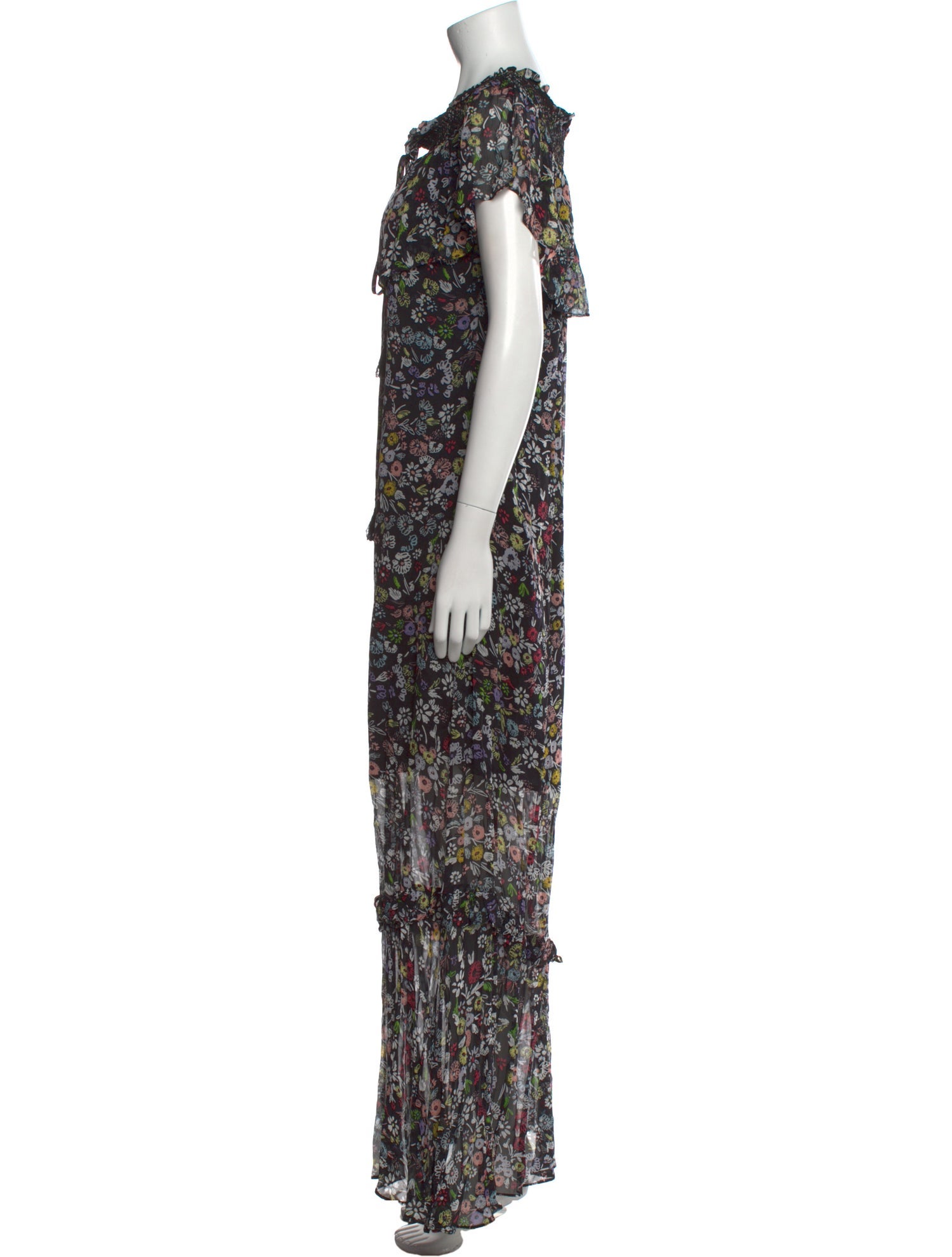 Rebecca Minkoff Floral Print Long Dress