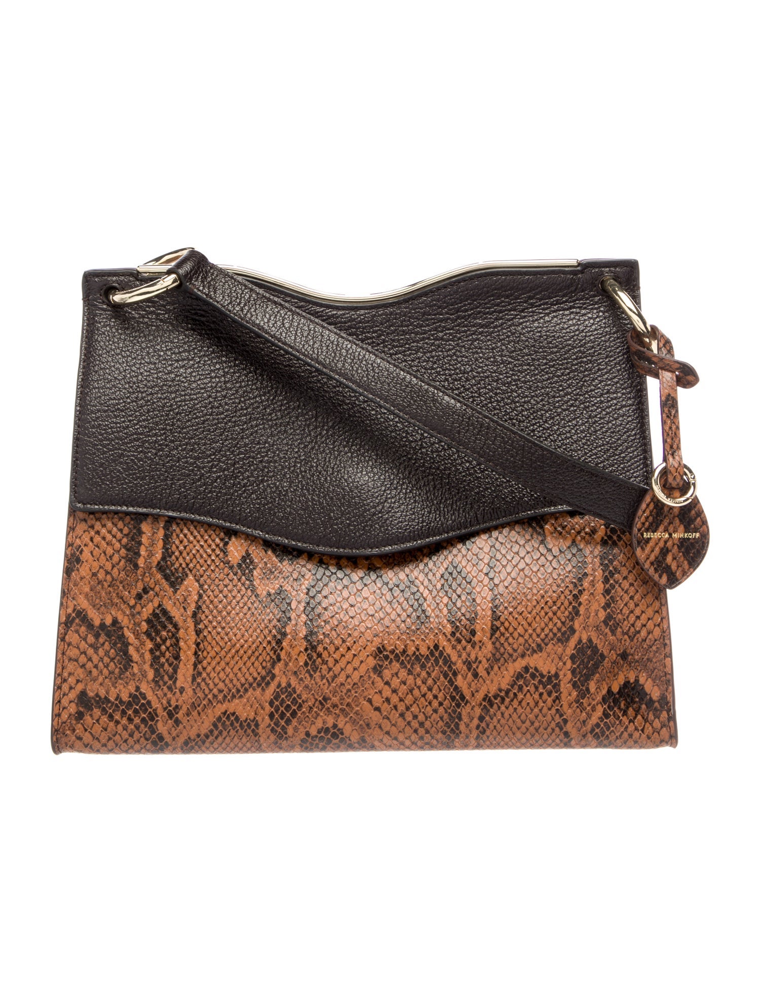 Rebecca Minkoff Embossed Leather Top Handle Bag