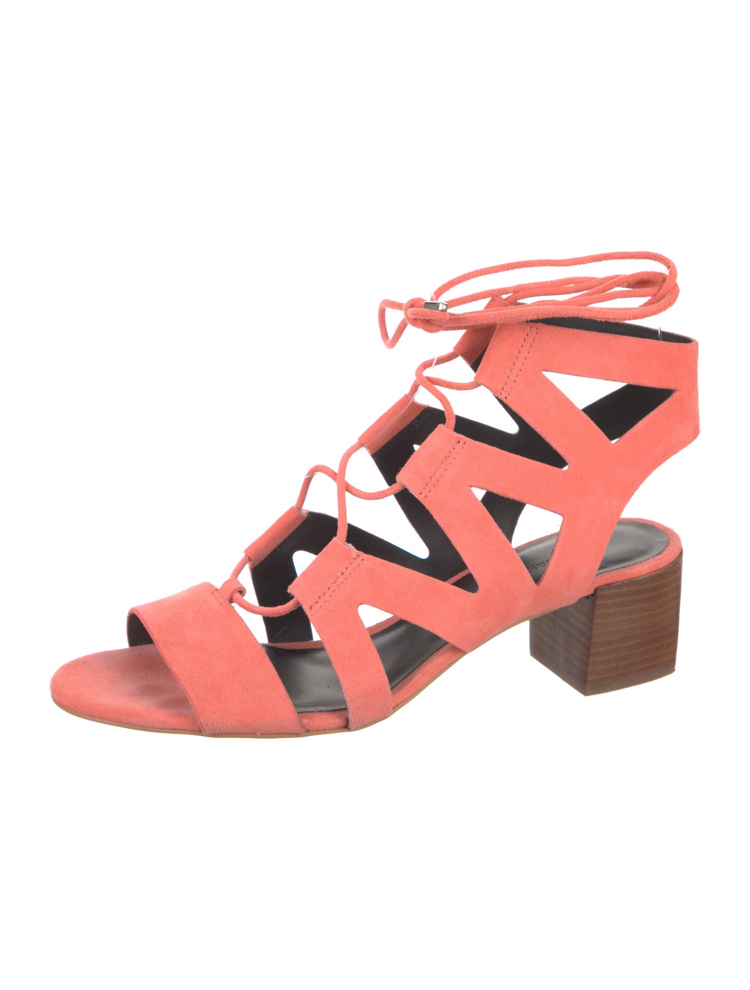 Rebecca Minkoff Suede Printed Gladiator Sandals