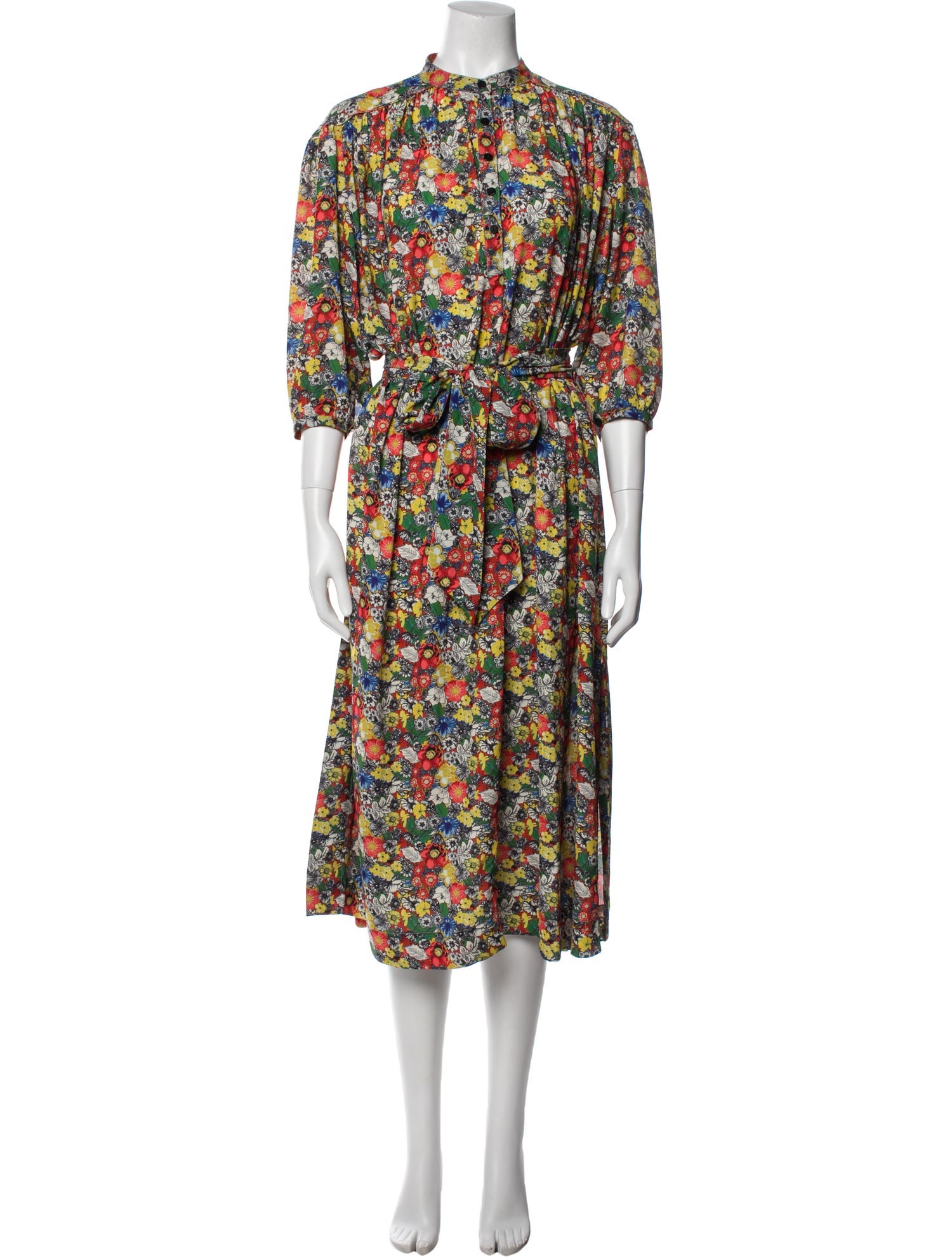 Rebecca Minkoff Floral Print Midi Length Dress