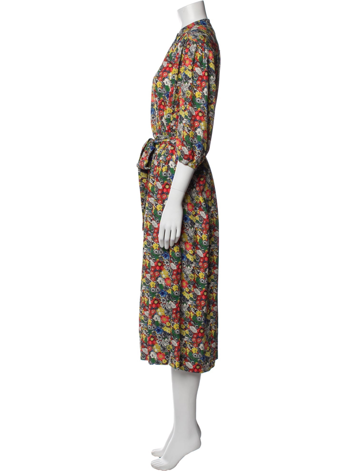 Rebecca Minkoff Floral Print Midi Length Dress