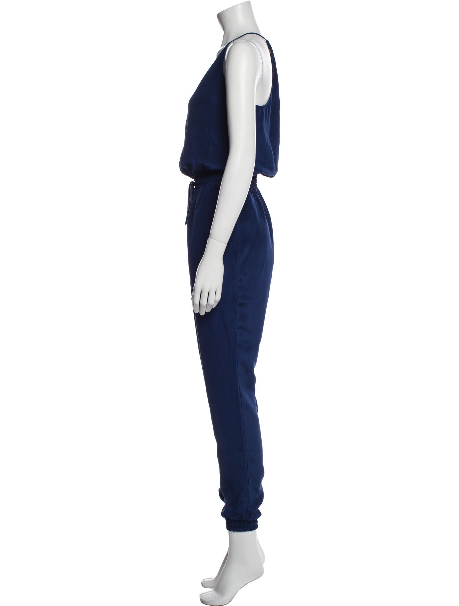 Rebecca Minkoff Silk V-Neck Jumpsuit